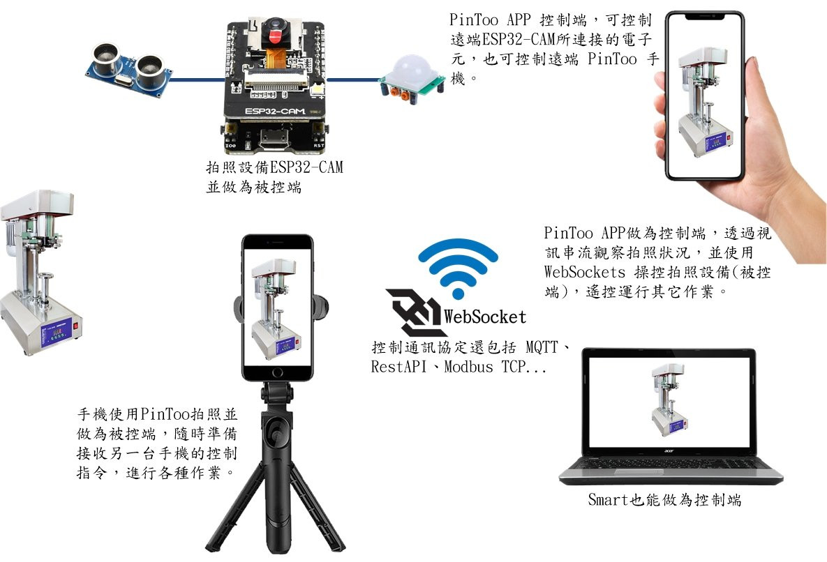 PinToo 与 Smart 软体开发工具的远端控制功能